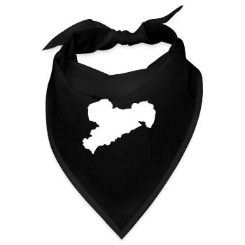 Sachsen - Bandana - Schwarz - Vorne