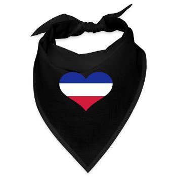 Niederlande - Bandana - Schwarz - Vorne