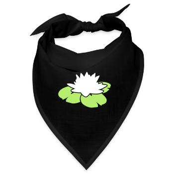 Seerose - Bandana - Schwarz - Vorne