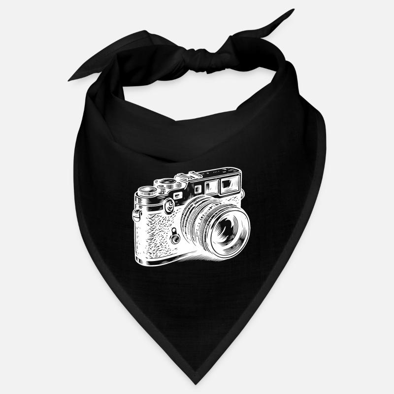 Vintage Camera Drawn Bandana