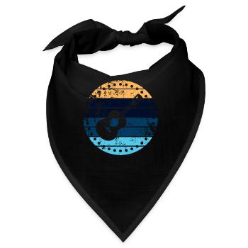 Ukulele - Bandana - Schwarz - Vorne