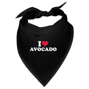 Avocado - Bandana - Schwarz - Vorne