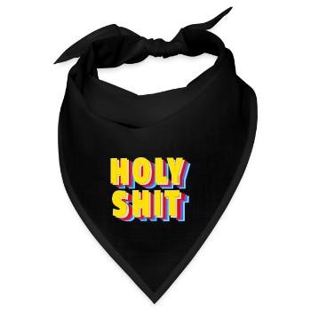 Holy Shit - - Bandana - Schwarz - Vorne