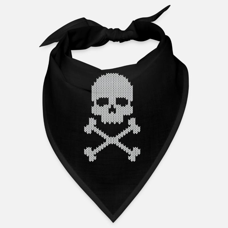 skull knitted Bandana