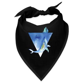 Wal Wal Wal - Bandana - Schwarz - Vorne