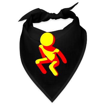 Für den Mechelen-Anhänger - Bandana - Schwarz - Vorne