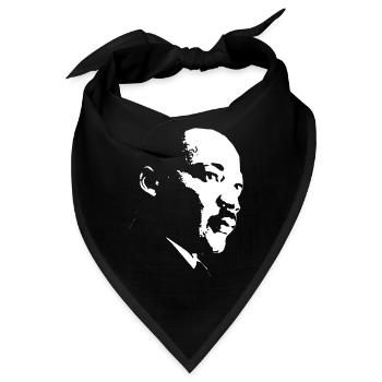Martin Luther King - Bandana - Schwarz - Vorne