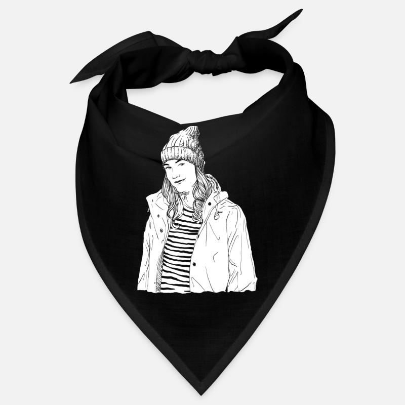 Nordsee Frau Nerd Typisch Geschenkidee Bandana