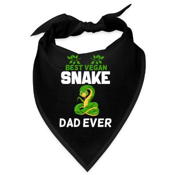 Schlangen Haustiere | Schlange Reptilien Geschenke - Bandana - Schwarz - Vorne