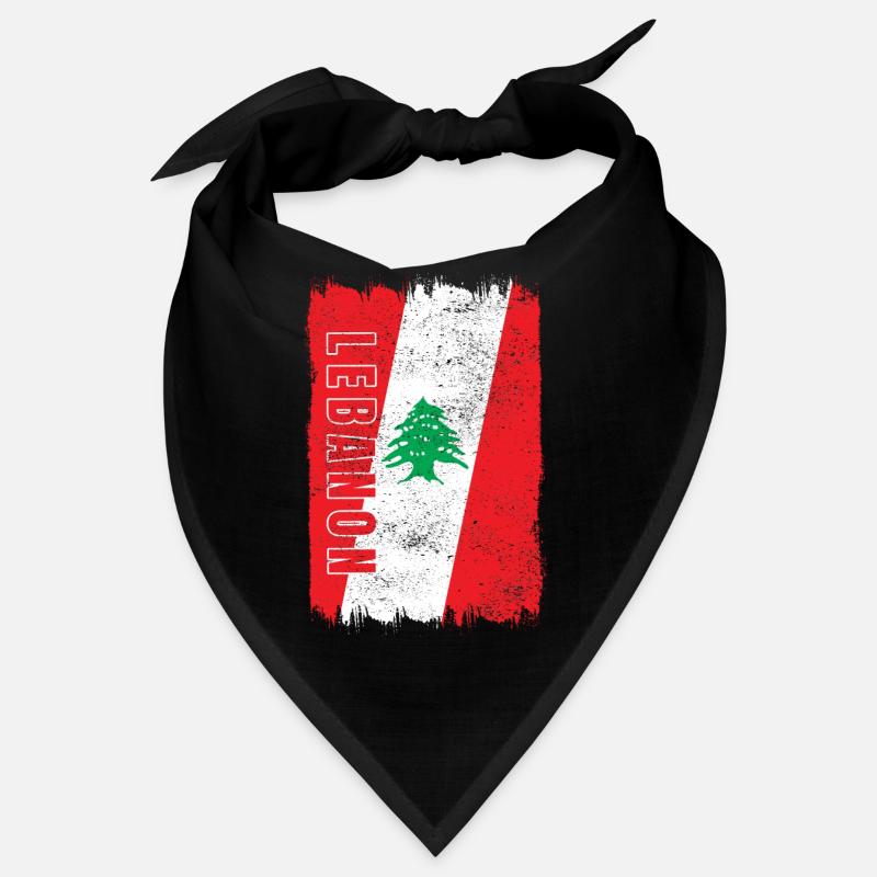 Drapeau vintage du Liban Bandana