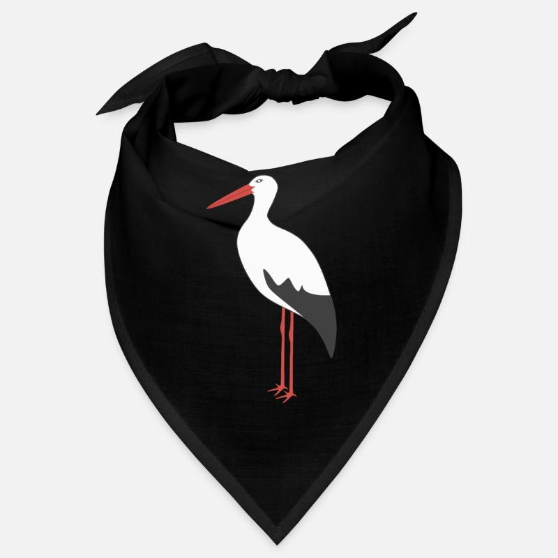 Cigogne blanche Bandana