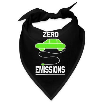 zero emissions - Bandana - Schwarz - Vorne
