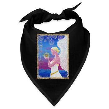 Engel der heiligen Winterzeit - Sonja Ariel - Bandana - Schwarz - Vorne