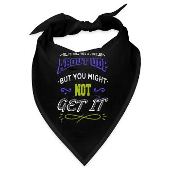 hack the box gift idea gamer but i do analyst - Bandana - Schwarz - Vorne