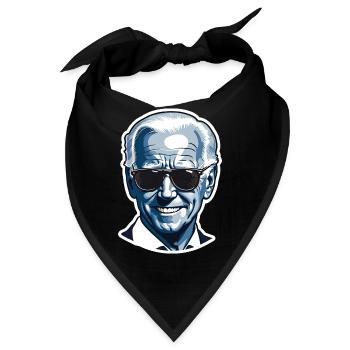 Joe Biden 2024 - Bandana - Schwarz - Vorne