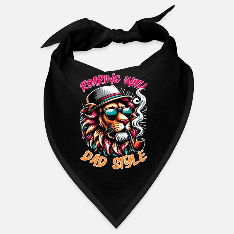 Brüllend mit Dad-Style und chilligen Vibes Bandana