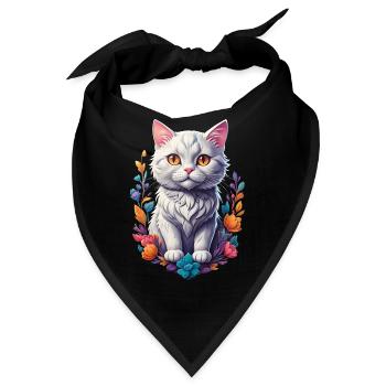 Kätzchen - Bandana - Schwarz - Vorne