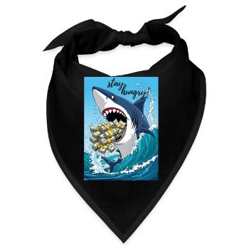 Stay Hungry - Die Vision zum Reichtum - Bandana - Schwarz - Vorne