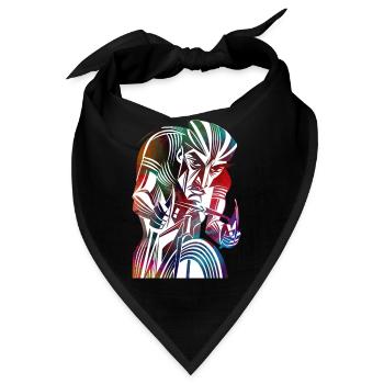 Radfahrer - Bandana - Schwarz - Vorne
