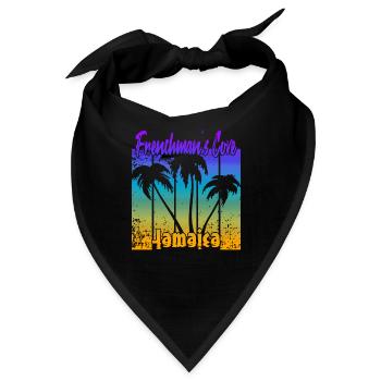 Frenchman's Cove Jamaica - Bandana - Schwarz - Vorne