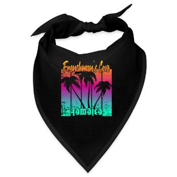 Frenchman's Cove Jamaica - Bandana - Schwarz - Vorne