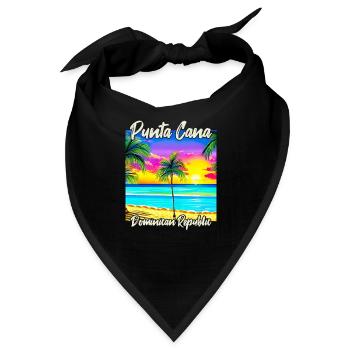 Punta Cana Dominikanische Republik - Bandana - Schwarz - Vorne