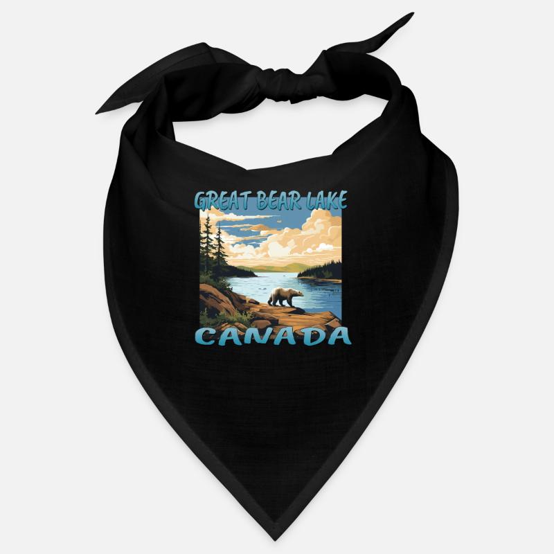 Kanada Saskatchewan Nordlichter Urlaub Design Bandana