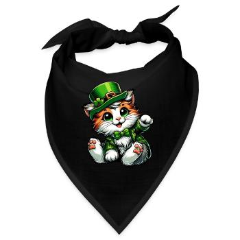St. Patrick's Maine Coon Fest - Bandana - Schwarz - Vorne