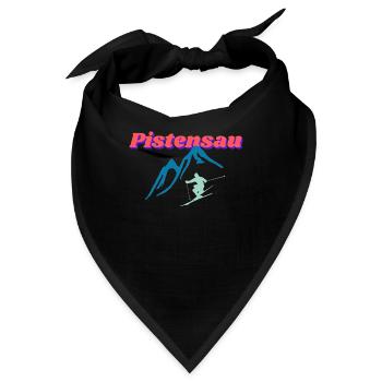 Pistensau - Bandana - Schwarz - Vorne
