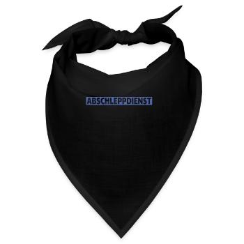 Abschleppdienst Frauenheld Aufreißer Gigolo - Bandana - Schwarz - Vorne