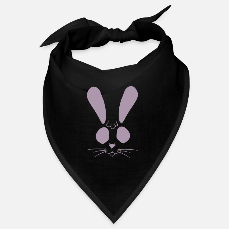 lapin lapin lapin de pâques - Bandana - noir