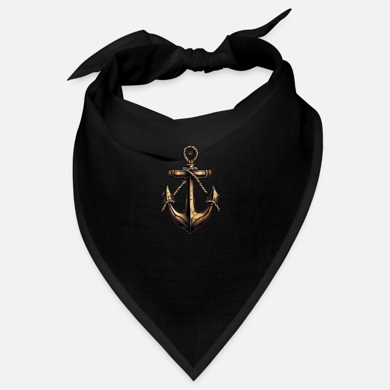 Anker Motorbootfahrer Segelbootfahrer Grunge Bandana