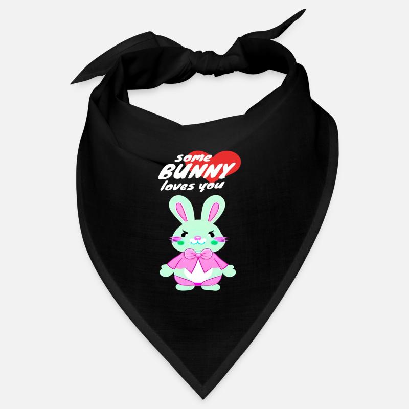 doux lapin de Pâques avec message d’amour Bandana