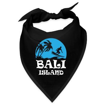 Bali Island - Bandana - Schwarz - Vorne