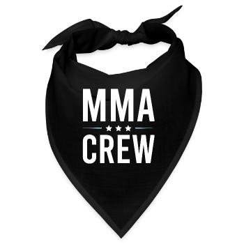 Mma Crew - Bandana - Schwarz - Vorne