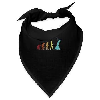 Kendo Evolution Kenjutsu Kata Shinai Samurai Kendo - Bandana - Schwarz - Vorne