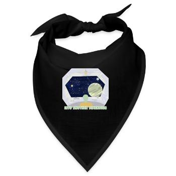 Into Another Dimension Außerirdischer Ufo - Bandana - Schwarz - Vorne