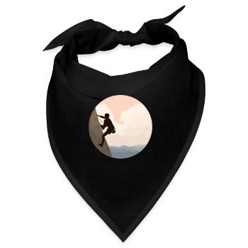 Speedklettern Alpinklettern Sportklettern Kraxler - Bandana - Schwarz - Vorne