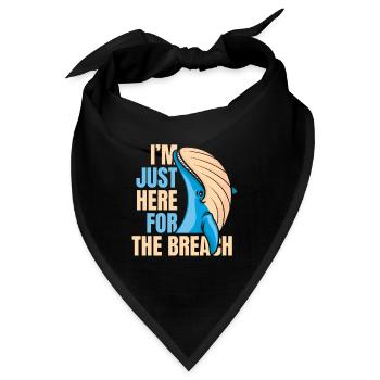 Nur hier für den Bruch Blauer Beluga Cetacea - Bandana - Schwarz - Vorne