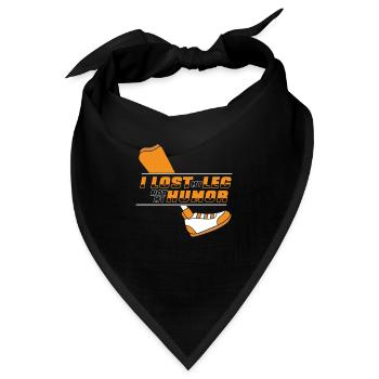 Verlor mein Bein, nicht meinen Humor Künstliche Beine Benutzer Bein - Bandana - Schwarz - Vorne