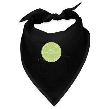 Uran-Kernkraftwerk Lineart Energy - Bandana - Schwarz - Vorne