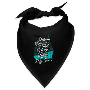 Inselhüpfen und viel Essen Kreuzfahrtschiff - Bandana - Schwarz - Vorne