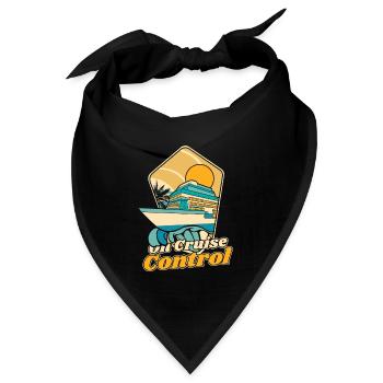 Auf Cruise Control Cruise Ship Cruising Crew - Bandana - Schwarz - Vorne