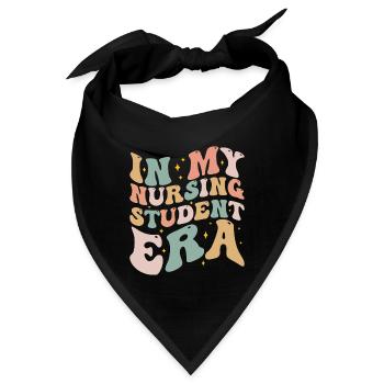 In meiner Schulkrankenschwester-Ära In meiner Krankenpflegeschüler-Ära - Bandana - Schwarz - Vorne
