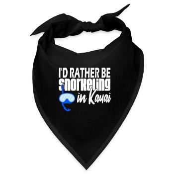 Kauai Schnorcheln - Bandana - Schwarz - Vorne