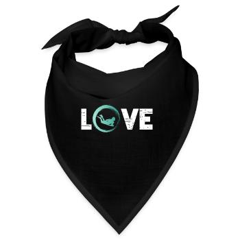 Sporty Hobby Leidenschaft Bodyboard - Bandana - Schwarz - Vorne