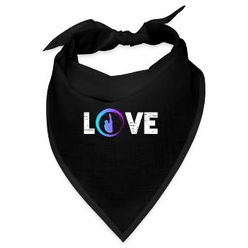 Sporty Hobby Leidenschaft Turmspringen - Bandana - Schwarz - Vorne