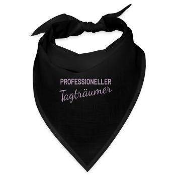 Professioneller Tagträumer - Bandana - Schwarz - Vorne
