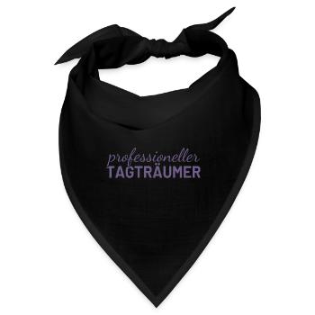 Professioneller Tagträumer - Bandana - Schwarz - Vorne