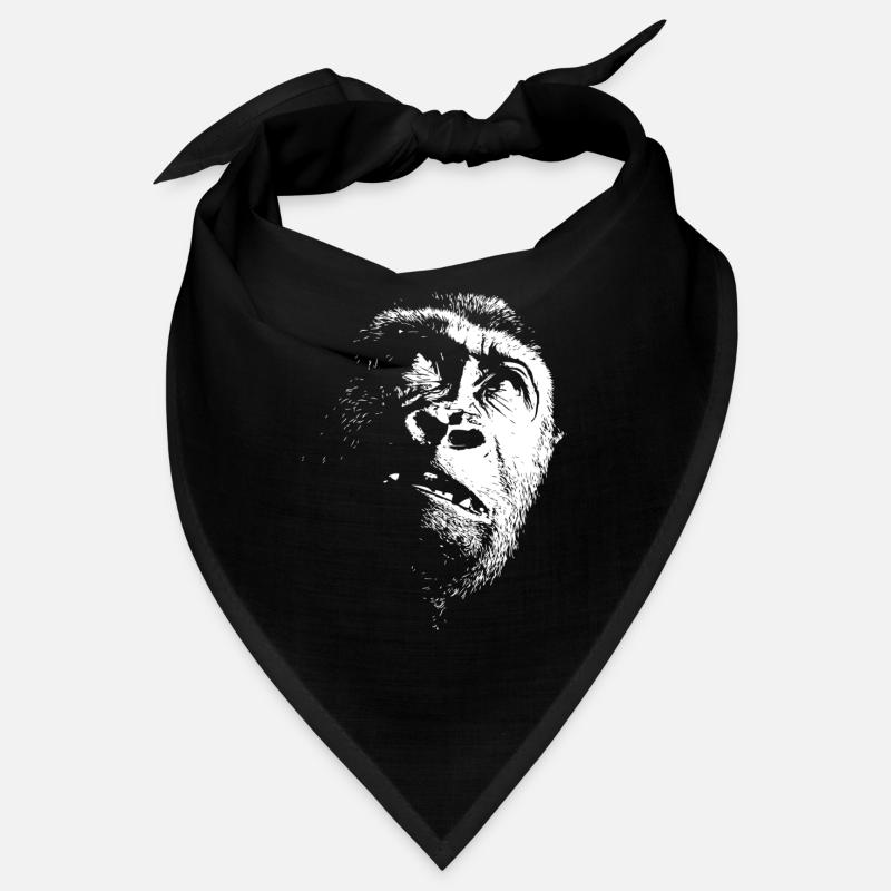 Gorille head - White Edition Bandana